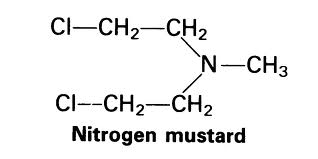 نیتروژن موستارد کلراید (به انگلیسی: Nitrogen mustard)‏